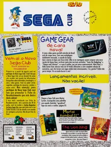 Capa de Jornal SEGA Club nº 10