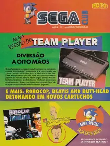 Capa de Jornal SEGA Club nº 08